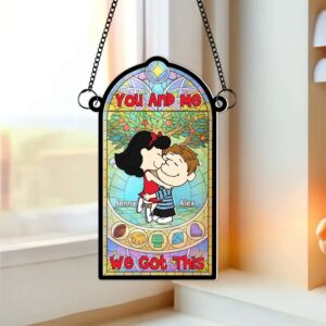 Alternative view of Personalized Gifts For Couple Suncatcher Ornament 01OHMH060125HG
