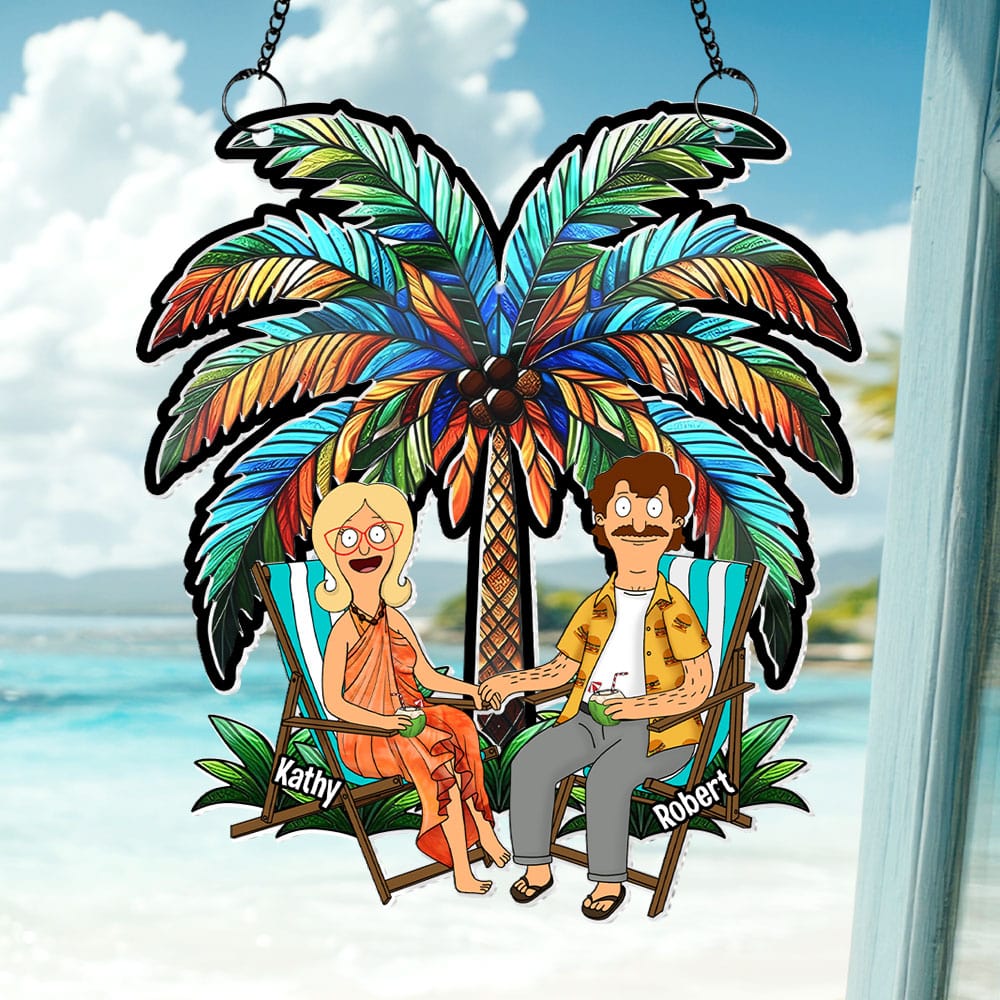 Personalized Gifts For Couple Suncatcher Ornament 01xqti100225pa - Image 3