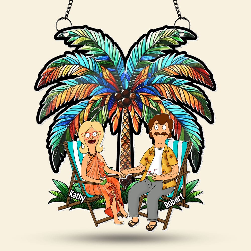 Personalized Gifts For Couple Suncatcher Ornament 01xqti100225pa - Image 4