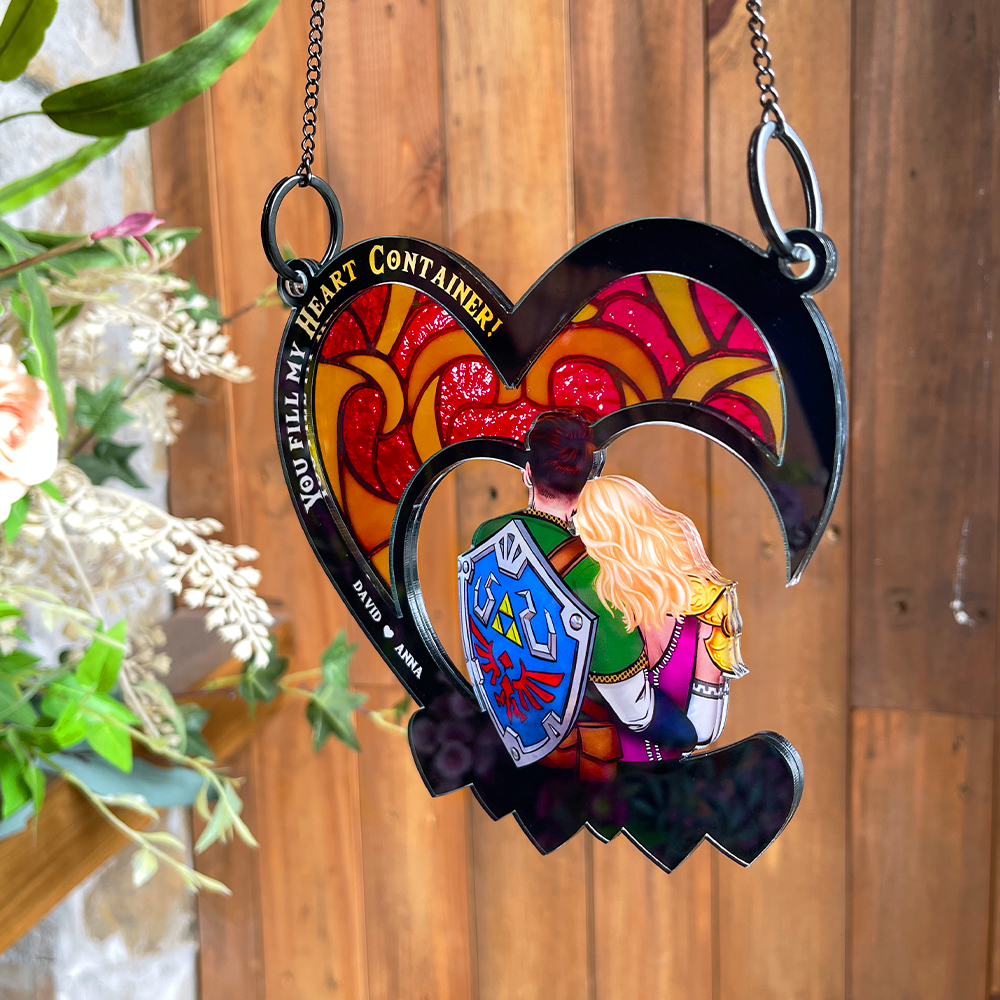 Personalized Gifts For Couple Suncatcher Ornament 02hupu180524hh - Image 3