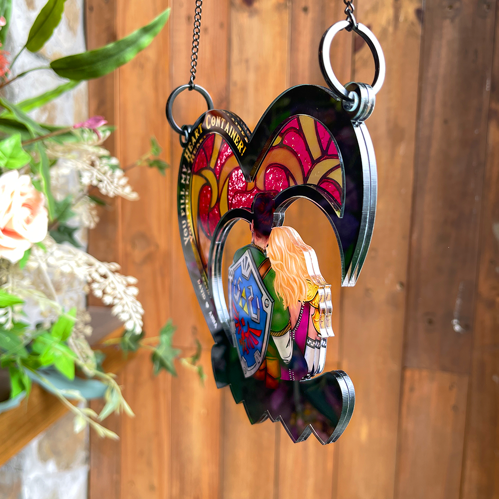 Personalized Gifts For Couple Suncatcher Ornament 02hupu180524hh - Image 5