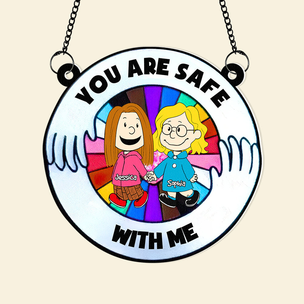 Personalized Gifts For Couple Suncatcher Ornament 02OHDT160125DA - Image 5