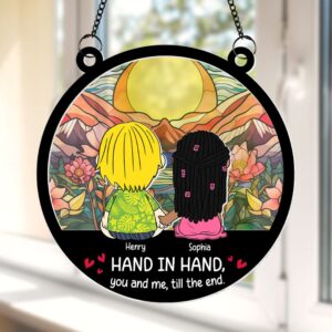 Personalized Gifts For Couple Suncatcher Ornament 02toti171224hg