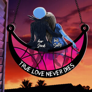 Personalized Gifts For Couple Suncatcher Ornament 03ACDT120724