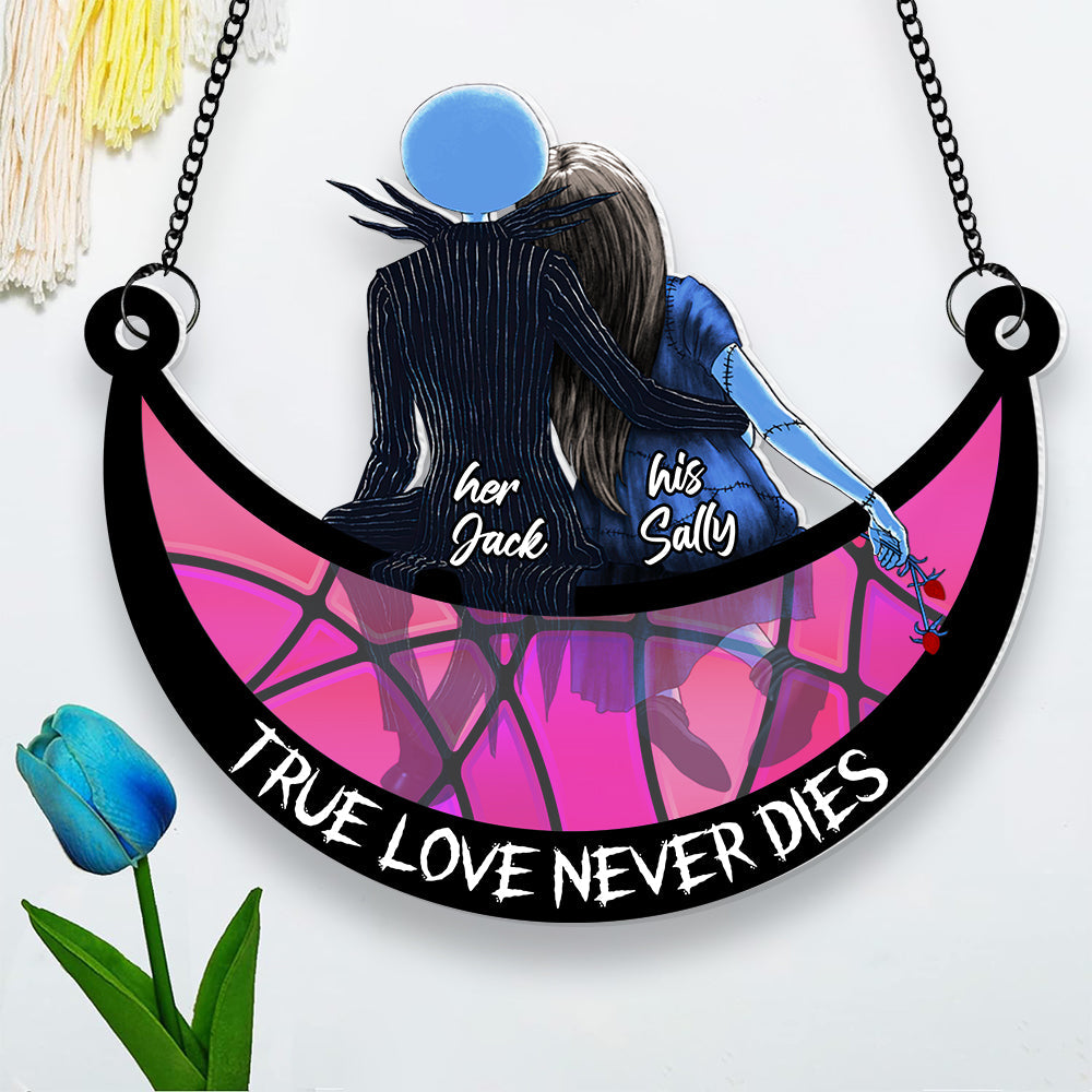 Personalized Gifts For Couple Suncatcher Ornament 03ACDT120724 - Image 3