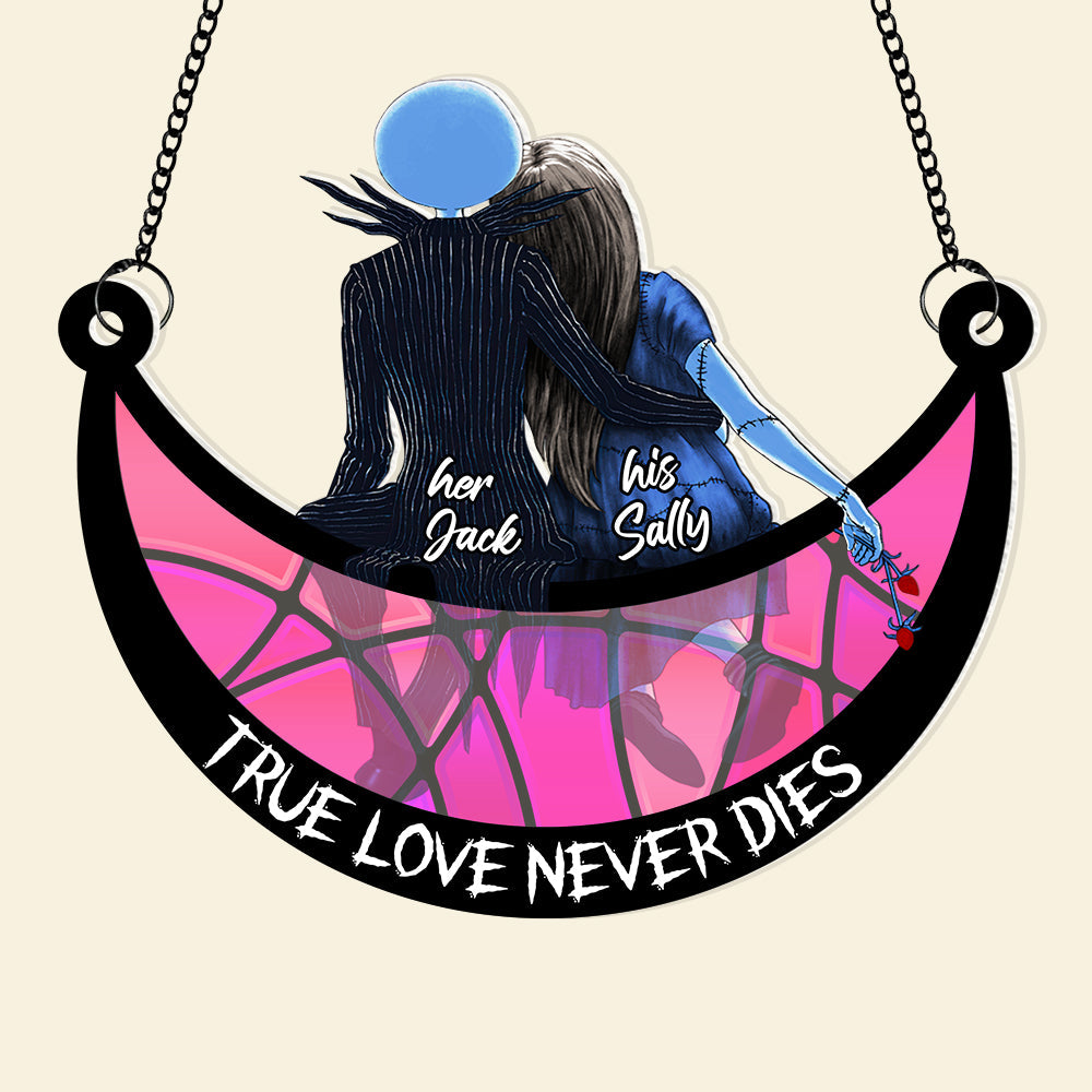 Personalized Gifts For Couple Suncatcher Ornament 03ACDT120724 - Image 5