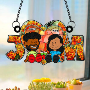 Personalized Gifts For Couple Suncatcher Ornament 03KADT090125PA