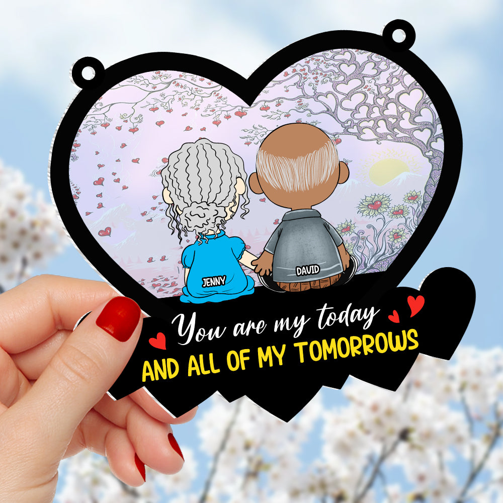 Personalized Gifts For Couple Suncatcher Ornament 04katn041224hg - Image 4