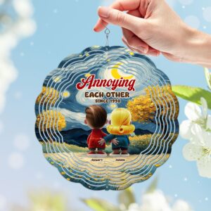 Alternative view of Personalized Gifts For Couple Wind Spinner 02ohti201224