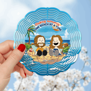 Alternative view of Personalized Gifts For Couple Wind Spinner 05topu090125pa