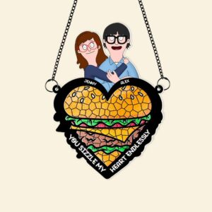Alternative view of Personalized Gifts For Couple Window Hanging Suncatcher Ornament 04OHMH120225HG
