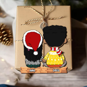 Alternative view of Personalized Gifts For Couples Acrylic Ornament 04OHTN031224HG