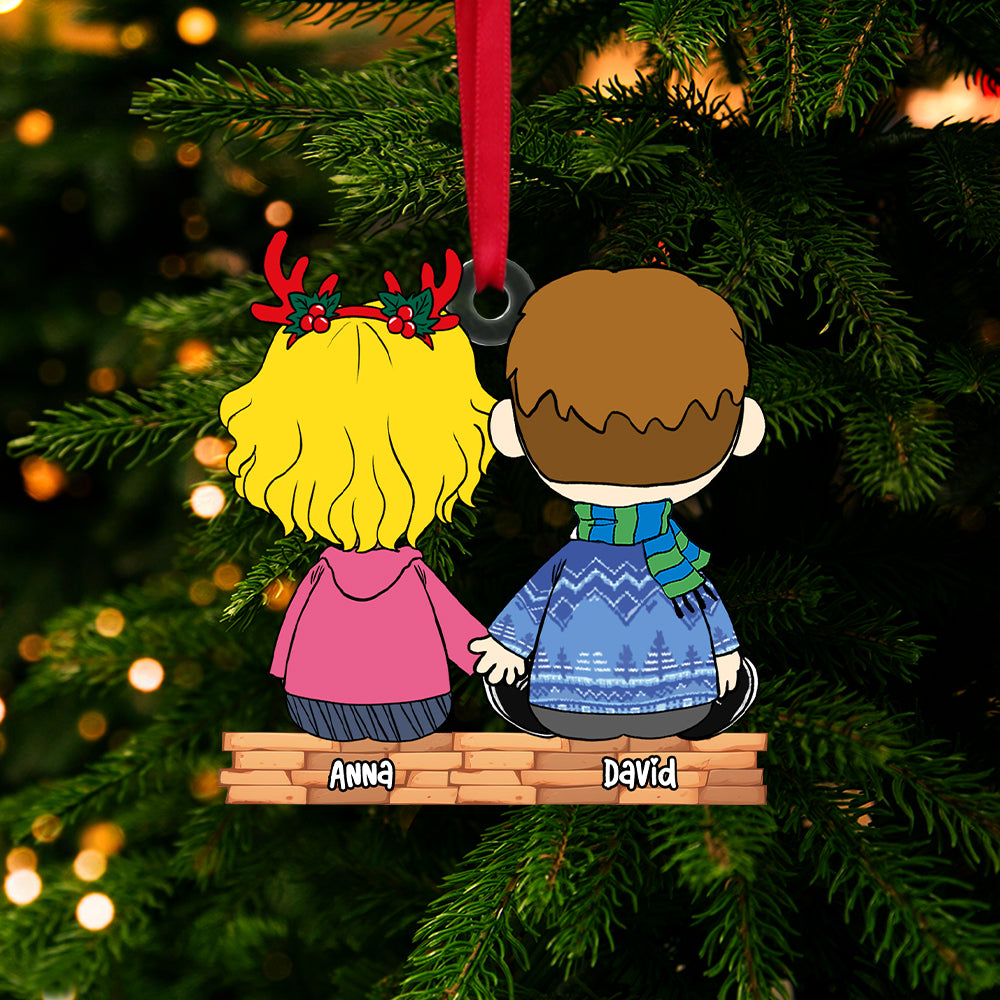 Personalized Gifts For Couples Acrylic Ornament 04OHTN031224HG