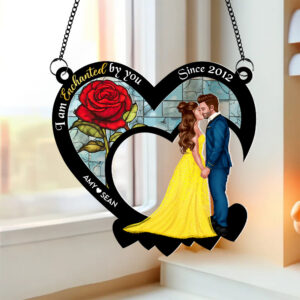 Alternative view of Personalized Gifts For Couples Suncatcher Ornament 03htpu170524pa