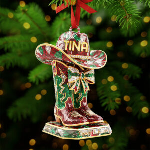 Personalized Gifts For Cowboy Christmas Ornament 04kita220925
