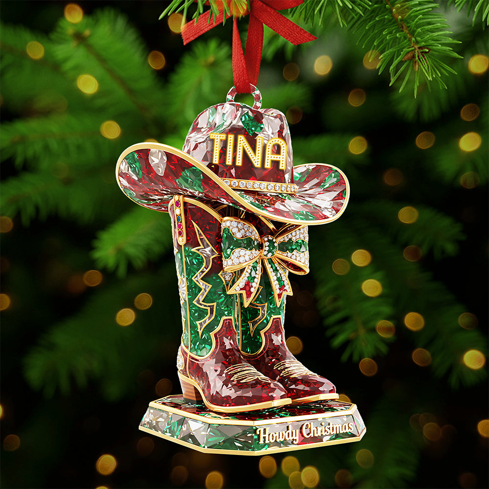 Personalized Gifts For Cowboy Christmas Ornament 04kita220925
