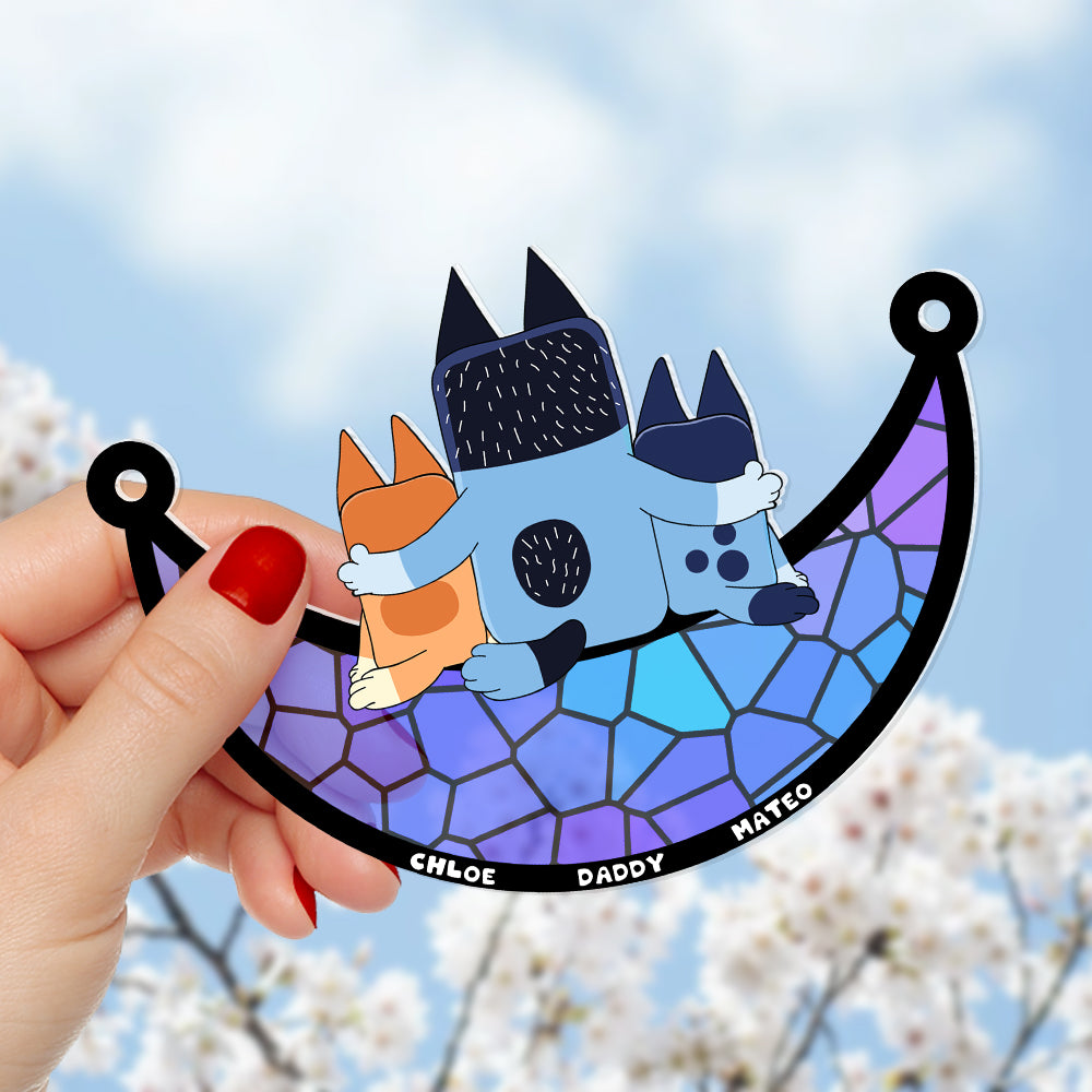 Personalized Gifts For Dad Suncatcher Ornament 01nadt250424 - Image 4