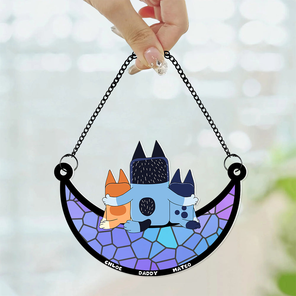 Personalized Gifts For Dad Suncatcher Ornament 01nadt250424 - Image 3