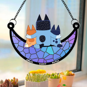 Alternative view of Personalized Gifts For Dad Suncatcher Ornament 01nadt250424