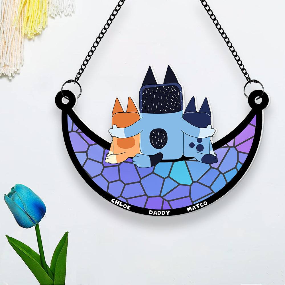 Personalized Gifts For Dad Suncatcher Ornament 01nadt250424 - Image 5