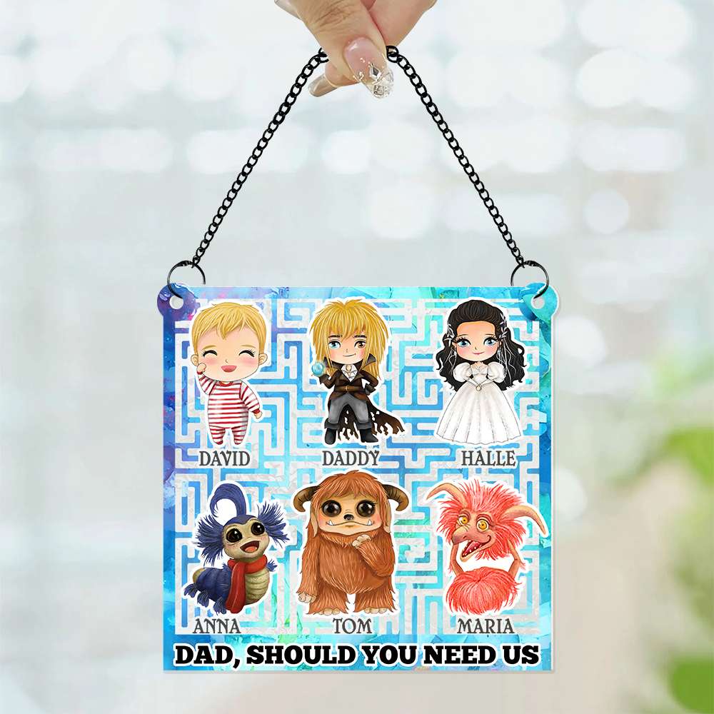 Personalized Gifts For Dad Suncatcher Ornament 03dtdt300424 - Image 3