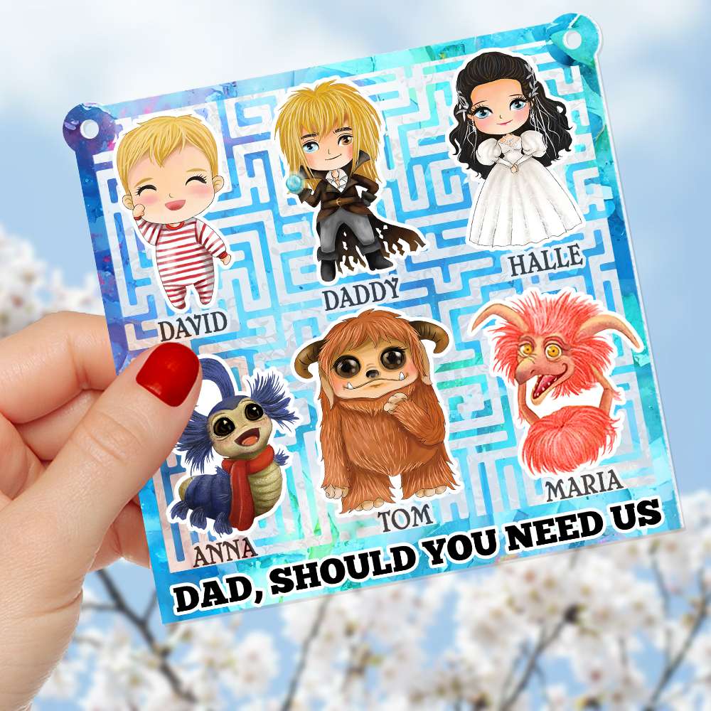 Personalized Gifts For Dad Suncatcher Ornament 03dtdt300424 - Image 5