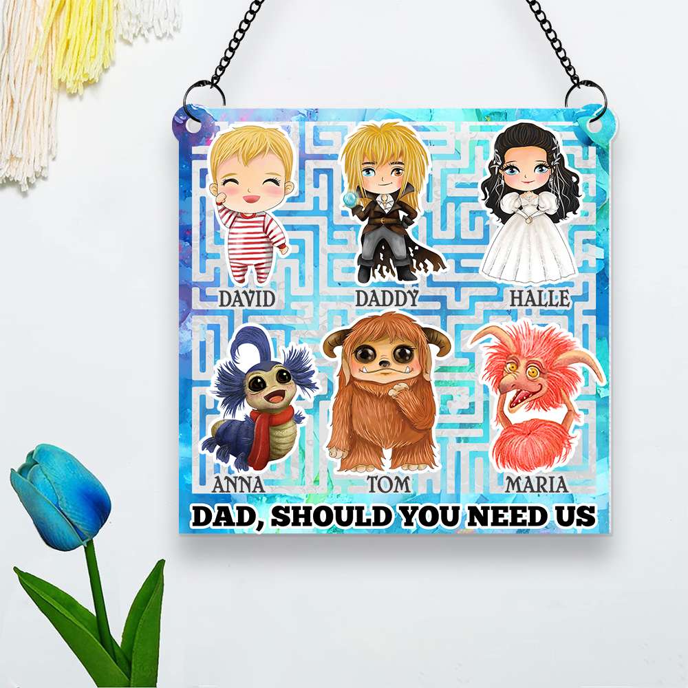 Personalized Gifts For Dad Suncatcher Ornament 03dtdt300424 - Image 4