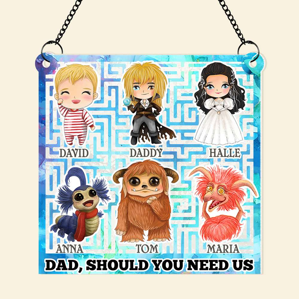 Personalized Gifts For Dad Suncatcher Ornament 03dtdt300424 - Image 6