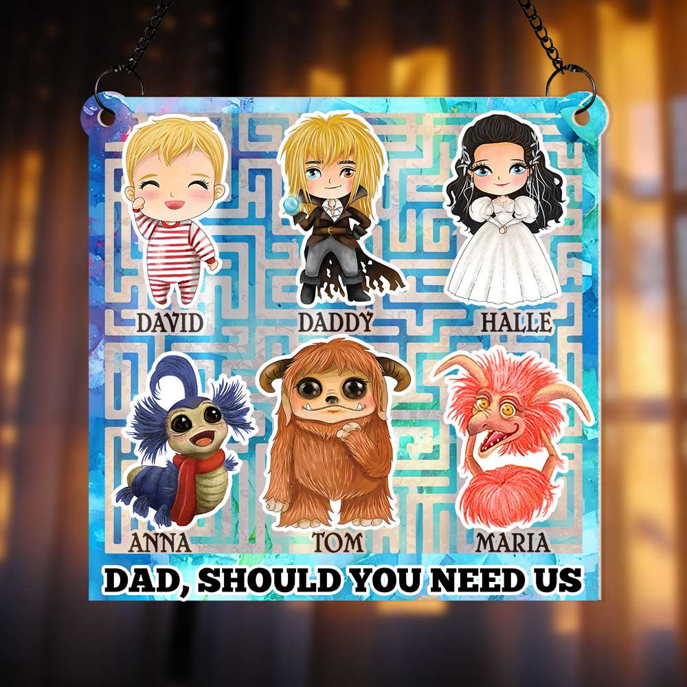 Personalized Gifts For Dad Suncatcher Ornament 03dtdt300424