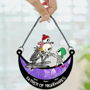 Alternative view of Personalized Gifts For Dad Suncatcher Ornament 04QHDT250424 Father's Day