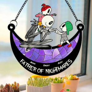 Personalized Gifts For Dad Suncatcher Ornament 04QHDT250424 Father's Day