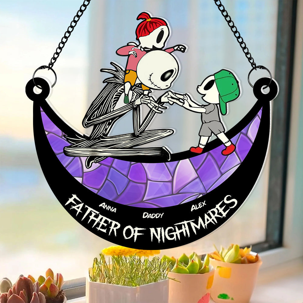 Personalized Gifts For Dad Suncatcher Ornament 04QHDT250424 Father's Day