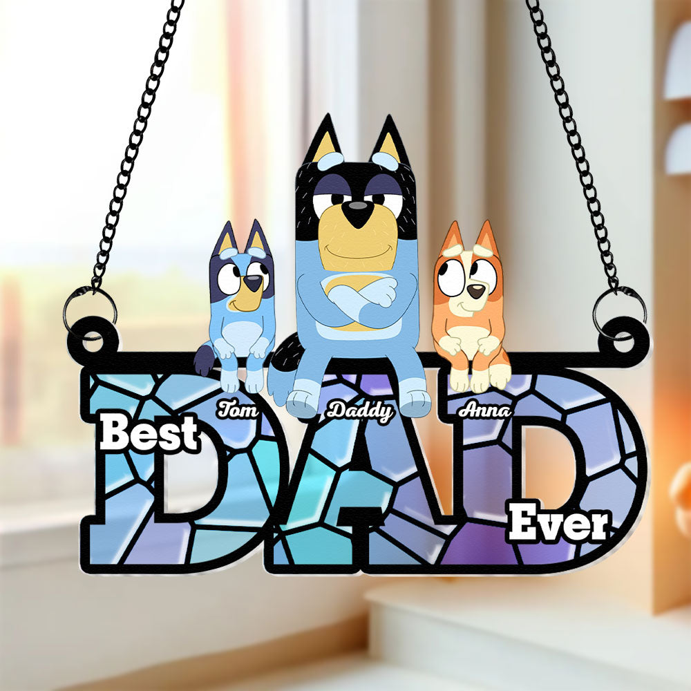 Personalized Gifts For Dad Suncatcher Ornament 05OHTI240424