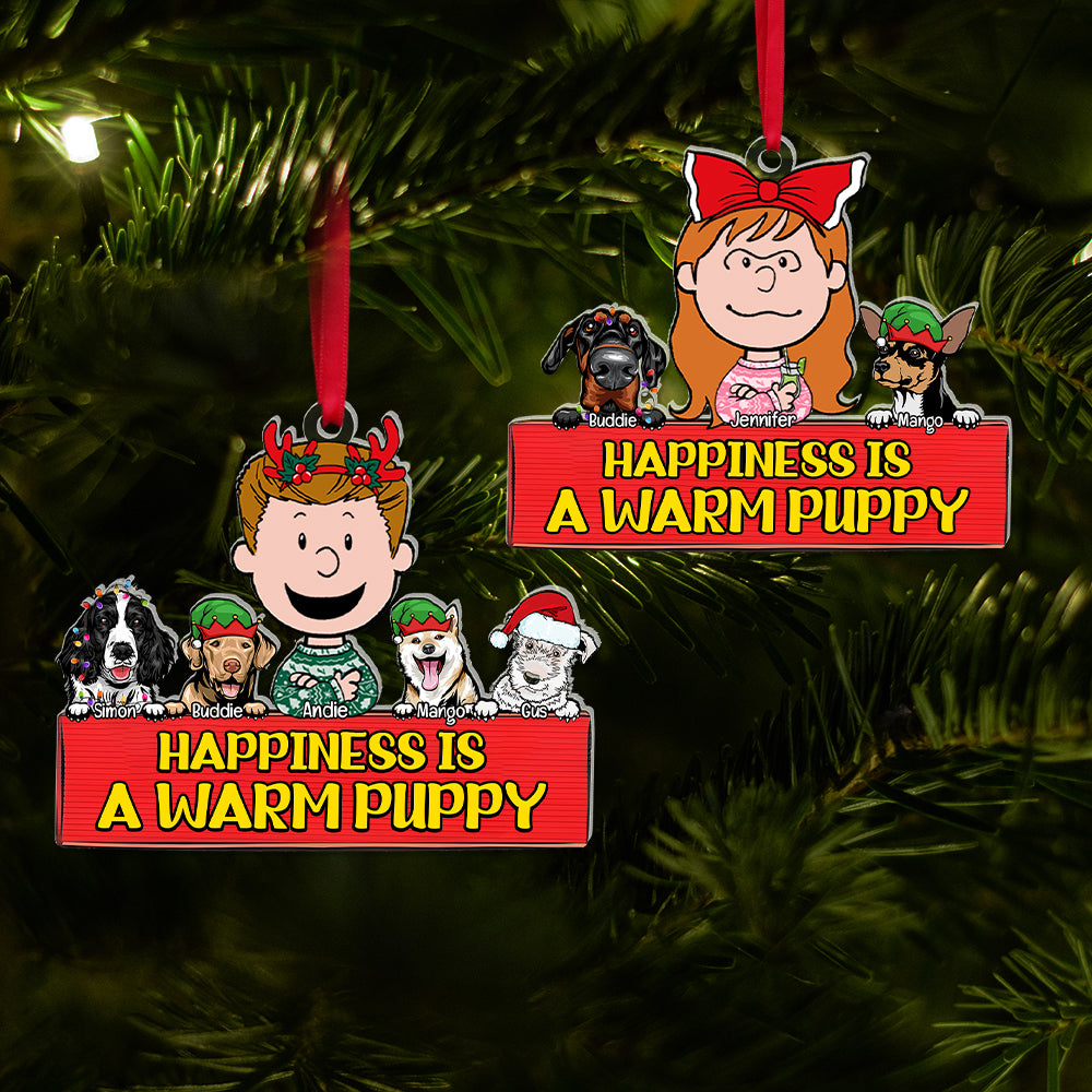 Personalized Gifts For Dog Lovers Christmas Acrylic Ornament 03OHLU271124HG
