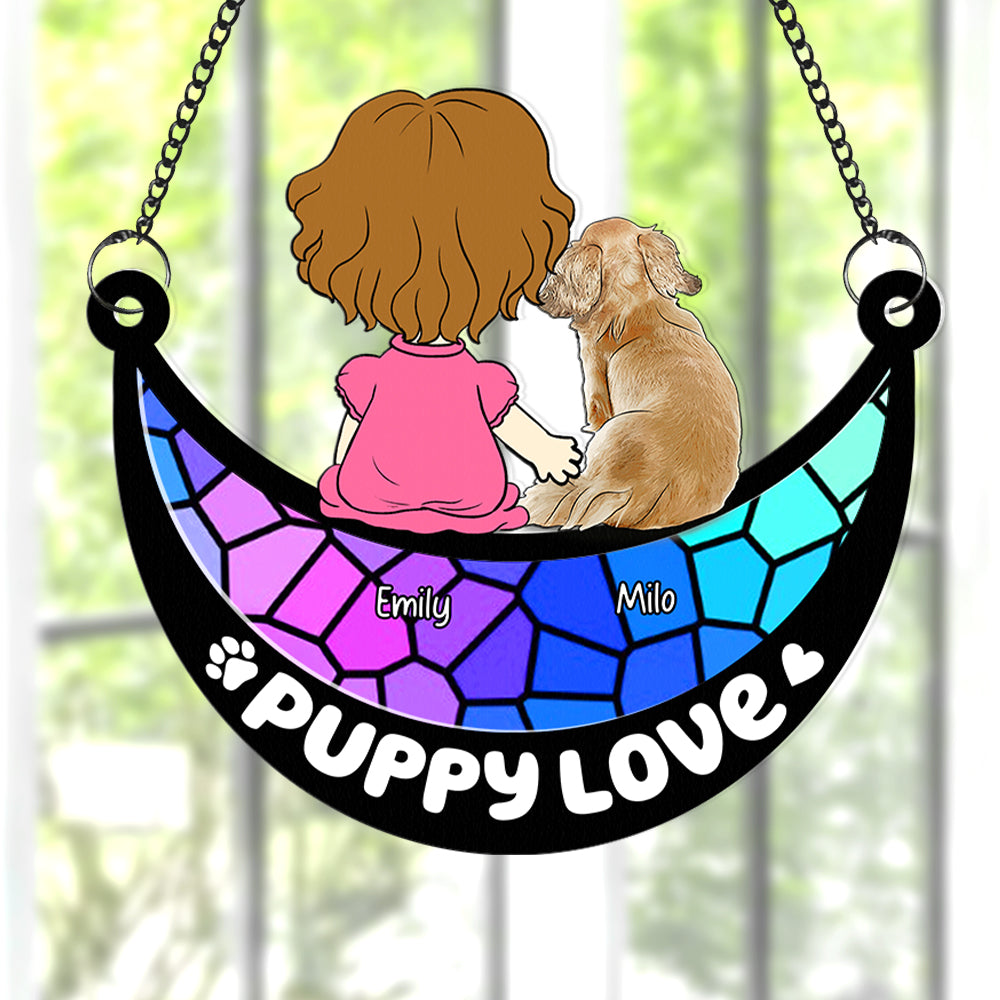 Personalized Gifts For Dog Lovers Suncatcher Ornament 03ohqn060125hg