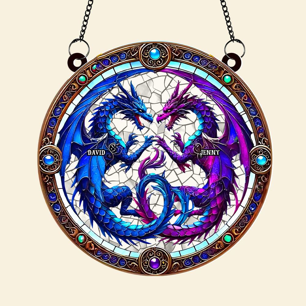 Personalized Gifts For Dragon Lovers Sun Catcher Ornament 02hutn210824 - Image 4