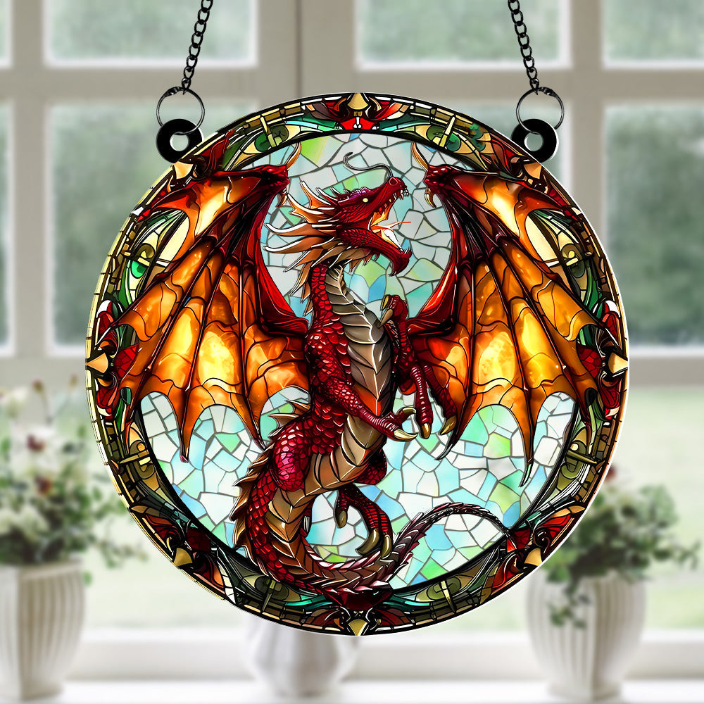 Personalized Gifts For Dragon Lovers Sun Catcher Ornament 02hutn210824 - Image 3