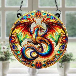 Personalized Gifts For Dragon Lovers Sun Catcher Ornament 02hutn210824