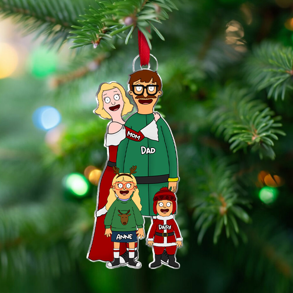 Personalized Gifts For Family Acrylic Ornament 041qhhu291124hg - Image 3