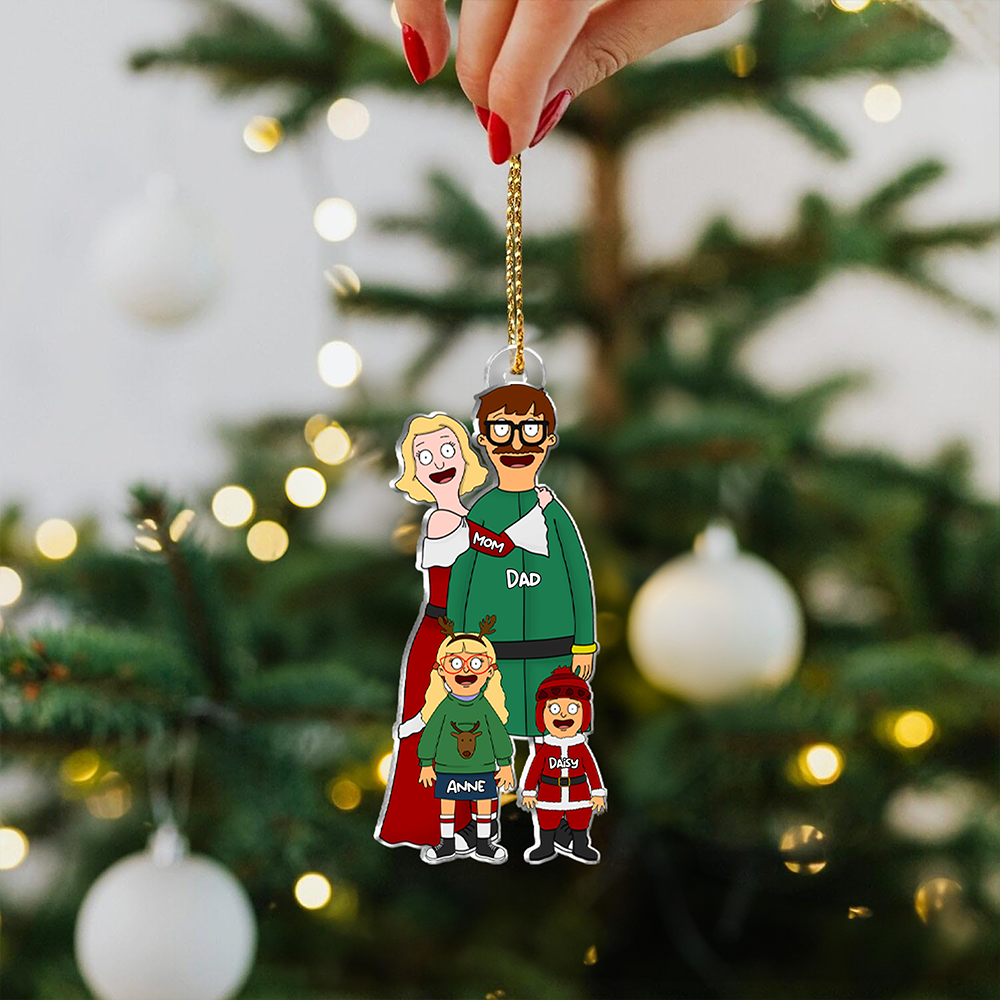 Personalized Gifts For Family Acrylic Ornament 041qhhu291124hg - Image 5