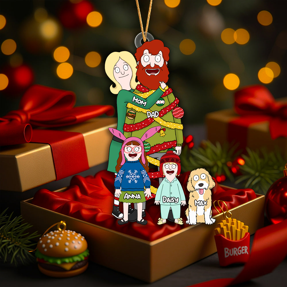 Personalized Gifts For Family Acrylic Ornament 041qhhu291124hg