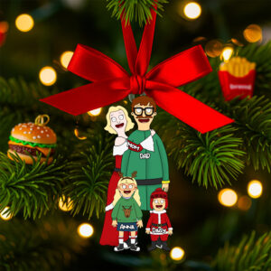 Alternative view of Personalized Gifts For Family Acrylic Ornament 041qhhu291124hg