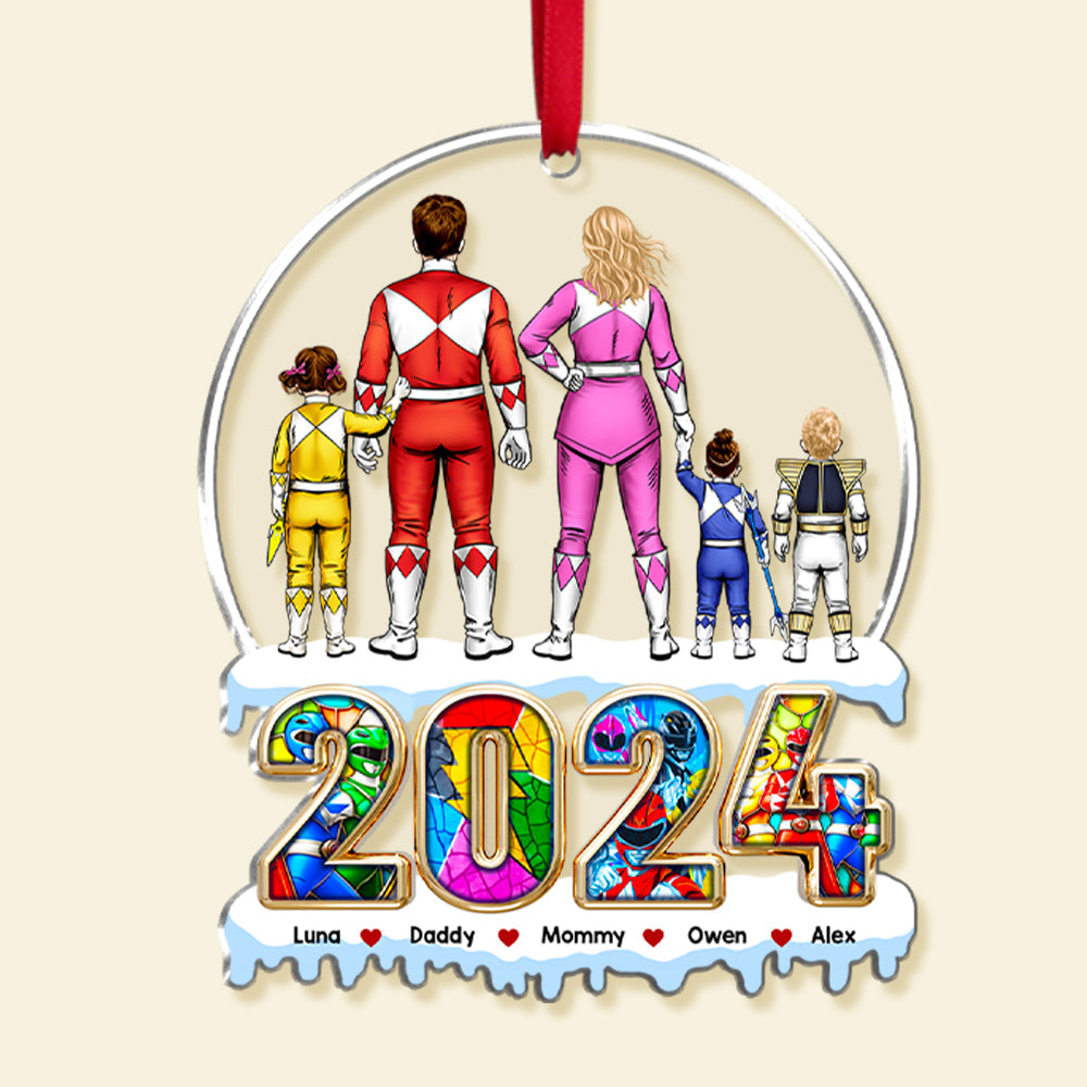 Personalized Gifts For Family Acrylic Ornament 05ACHU280924HH - Image 6