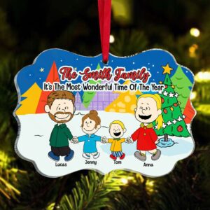 Alternative view of Personalized Gifts For Family Acrylic Ornament 05xqtn230724da