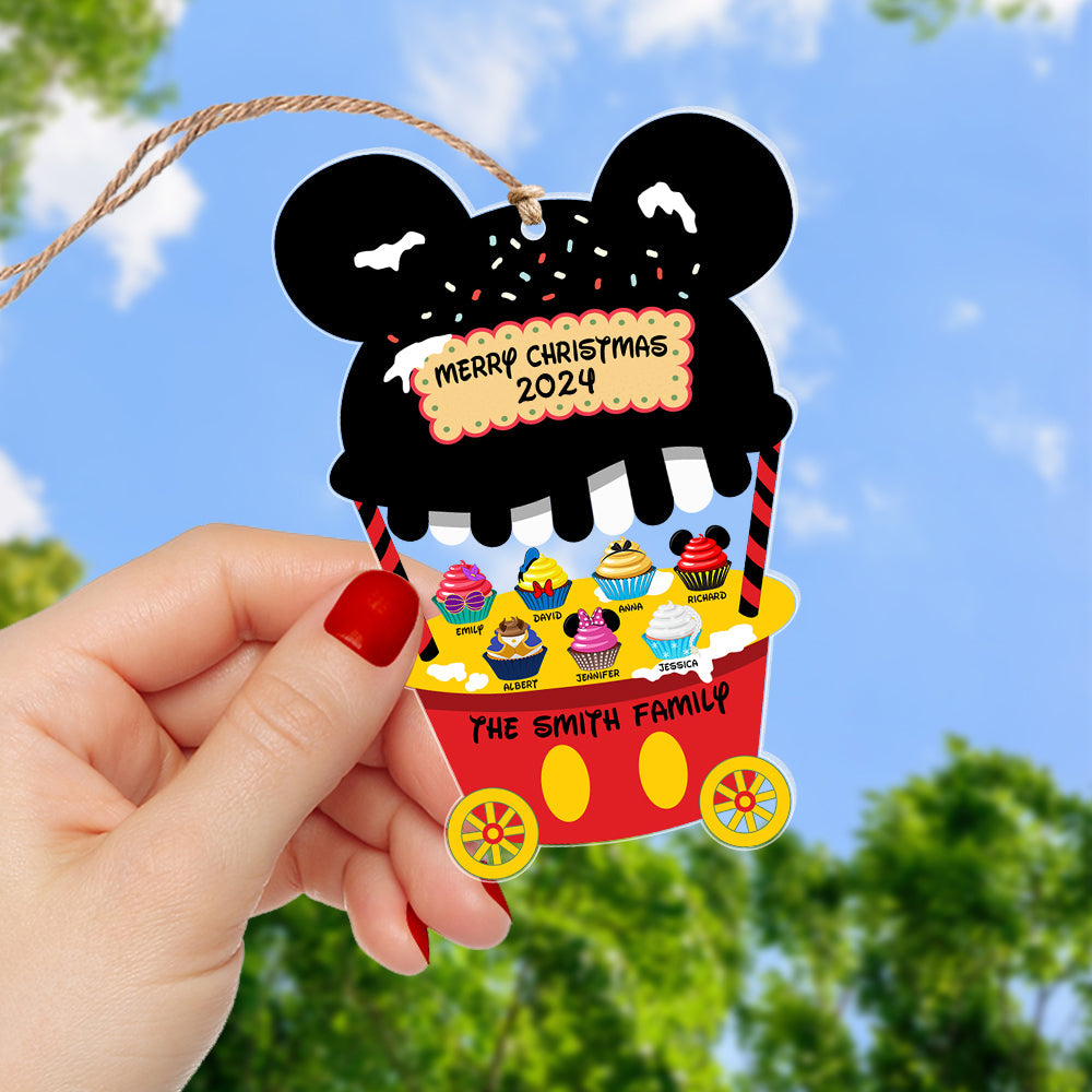 Personalized Gifts For Family Acrylic Ornament Merry Christmas 03toqn241023qn - Image 3