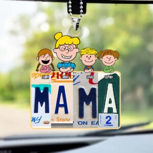 Alternative view of Personalized Gifts For Family Car Ornament 02katn130125hh