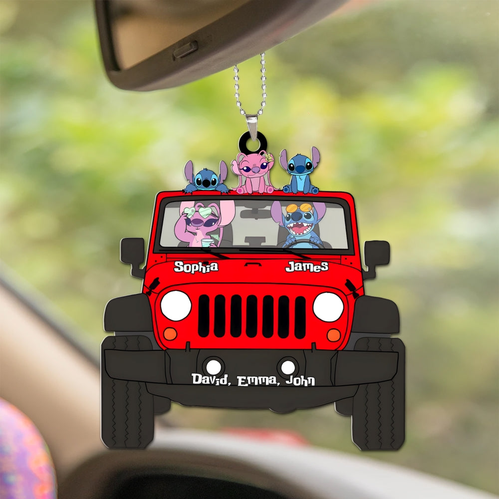 Personalized Gifts For Family Car Ornament 06ohdc210624 - Image 3