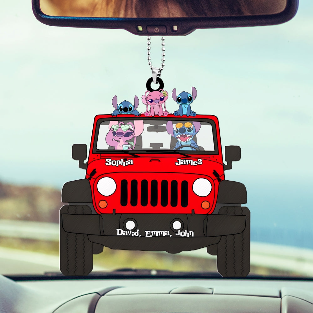 Personalized Gifts For Family Car Ornament 06ohdc210624 - Image 5