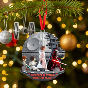 Alternative view of Personalized Gifts For Family, Christmas Family Acrylic Ornament 02ohtn080925