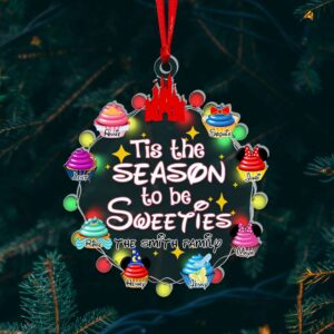 Personalized Gifts For Family, Christmas Lovely Cupcakes Acrylic Ornament 03OHLU061124